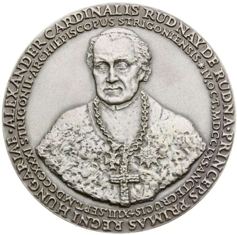 Medaile - Kardinál Alexander Rudkay - Považany