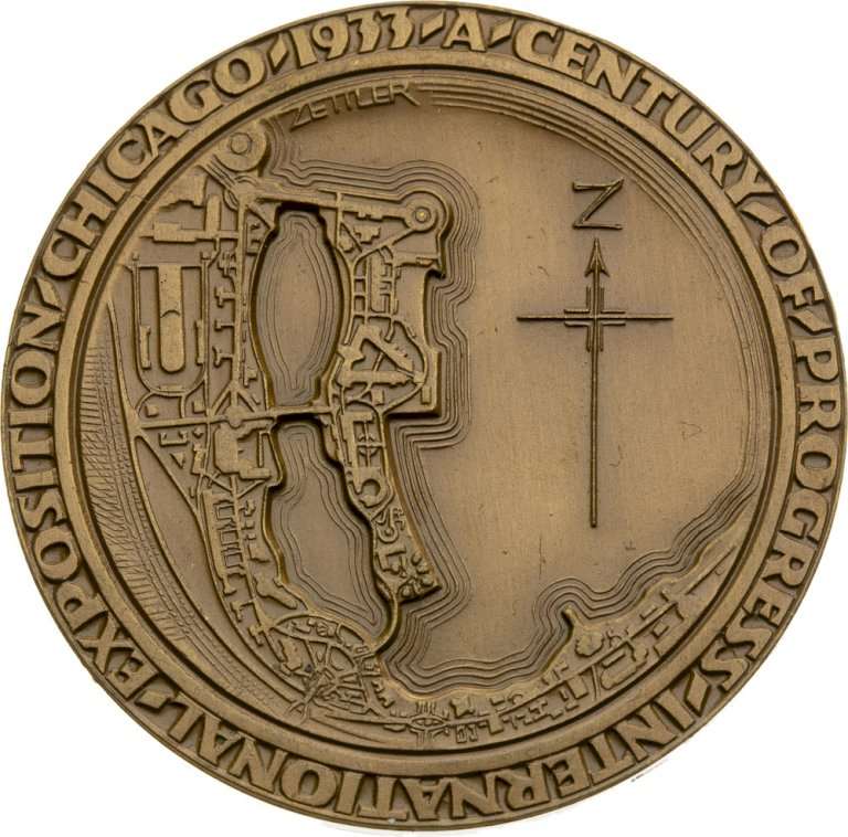 Medal 1933 - International Exhibition in Chicago