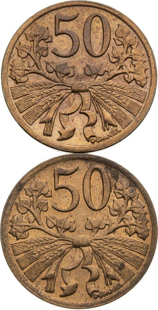 Lot 2ks 50 Haléřových mincí