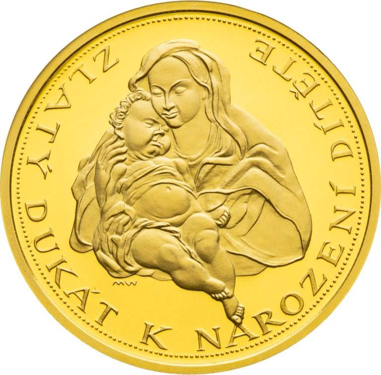 Medaila - 2008 Dukát Narodenie Dieťaťa