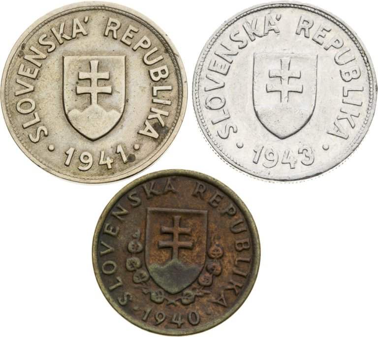 Lot Haléřových mincí (3ks)