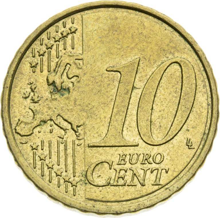 10 Cent 2009 varianta "zástava"
