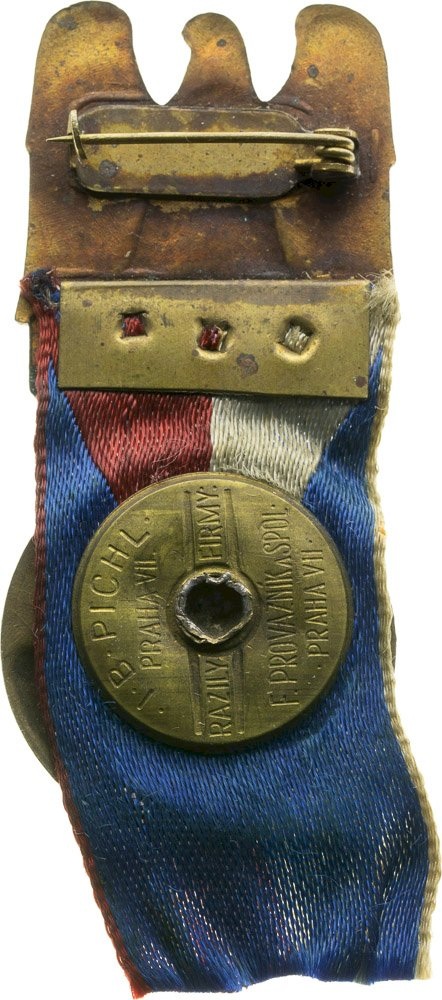 IX. Všesokolský slet v Praze 1932 - Odznak s medailou M. Tyrša