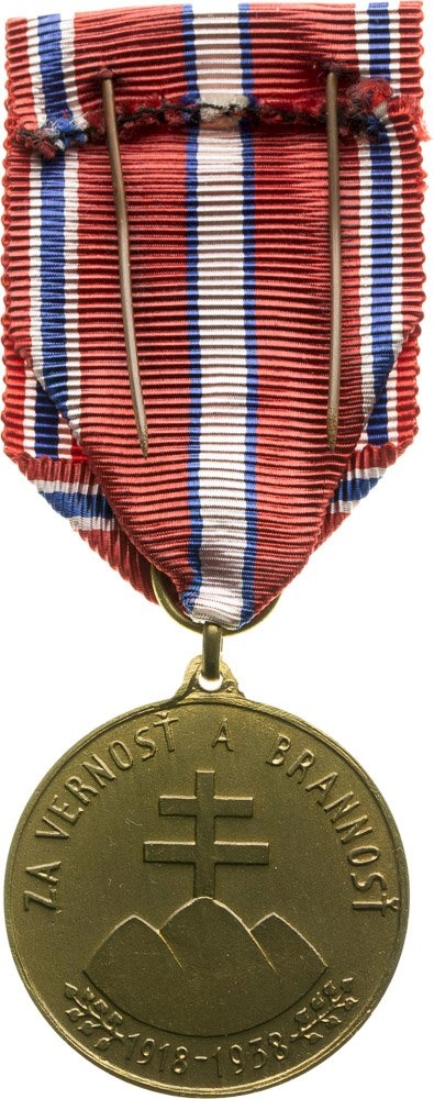Za vernosť a brannosť 1918-1945 (bronz)