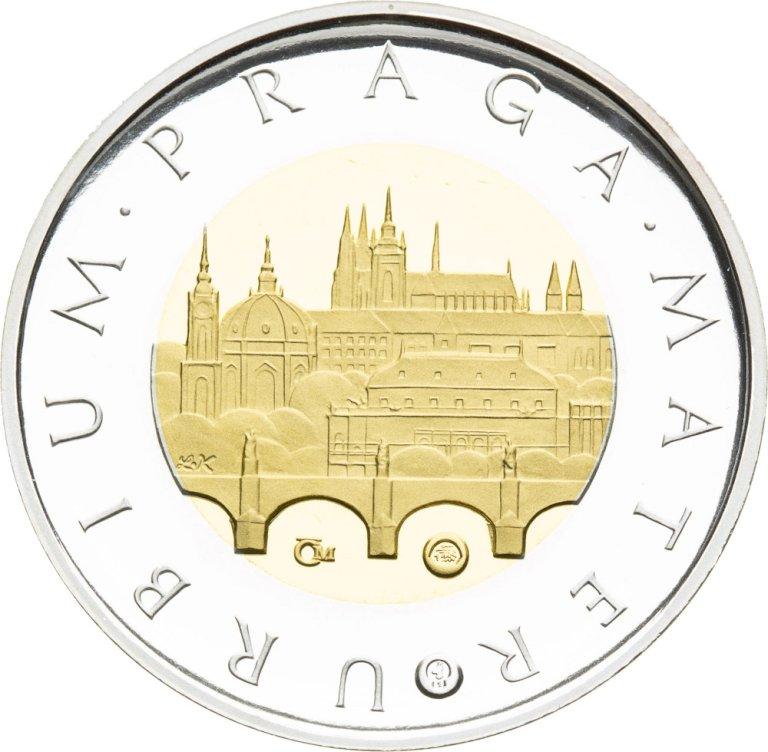 Bimetallic medal - 1999 Mint City Prague