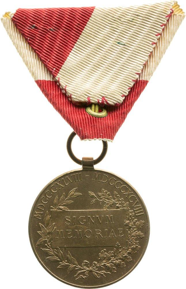 Jubileiní medaile 1898 FJI. (Civilná stuha)
