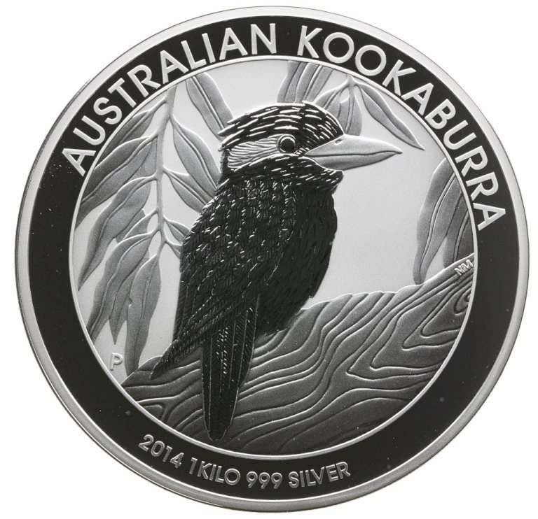 30 Dolar 2014 1kg Ag "Kookaburra"