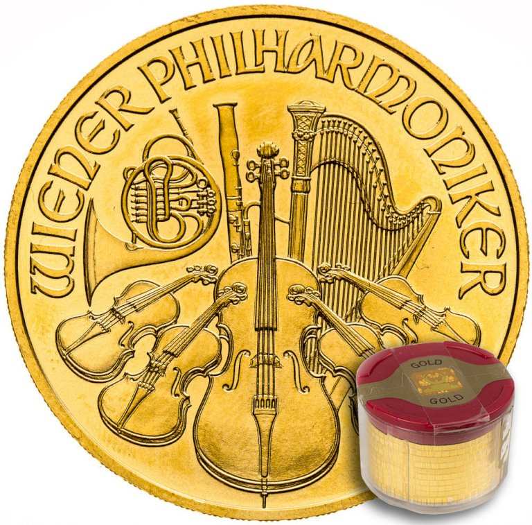 Investiční zlaté mince Philharmoniker - 10 uncí
