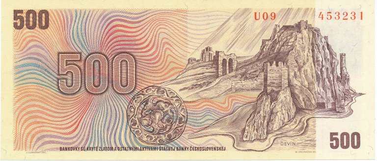 500 Kč/Kčs 1973
