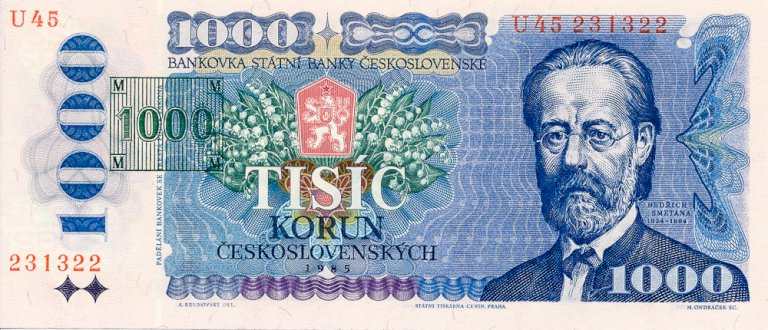 1000 koruna 1985