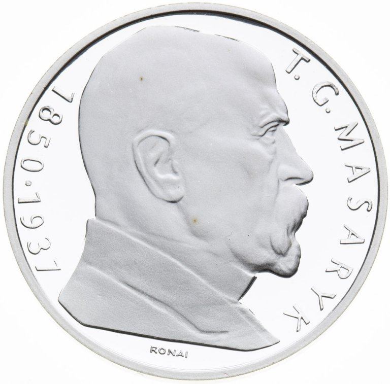 10 Kčs 1990 silver replica