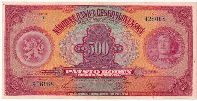 500 Koruna 1929