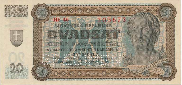 20 Ks 1942 Hč 46 (perforated)