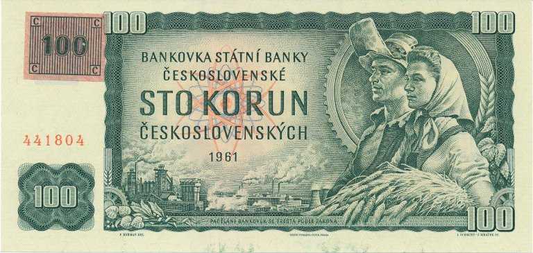 100 Kč/Kčs 1961 G86