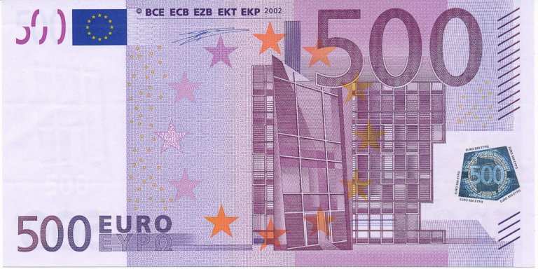 500 Euro 2002 séria T