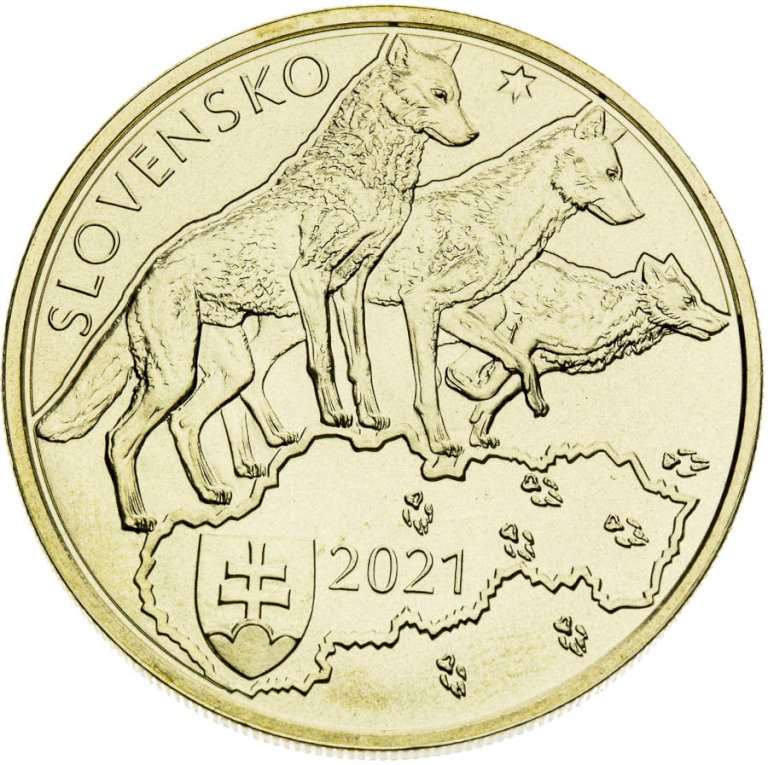 5 EURO 2021 Vlk dravý