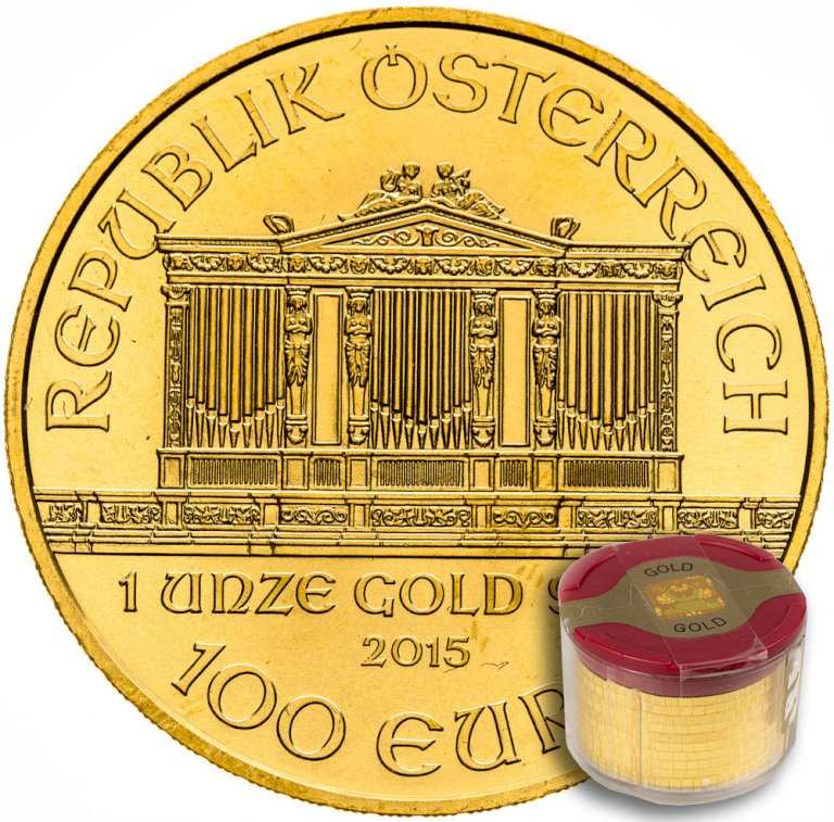 Investiční zlaté mince Philharmoniker - 10 uncí